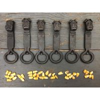 Handgeschmiedeter Hundekopf Flaschenöffner, Stierhund Kopf Hundekopf, Handgeschmiedeter Usmc Teufelshund, Craft Bieröffner von TreeofLifeForge