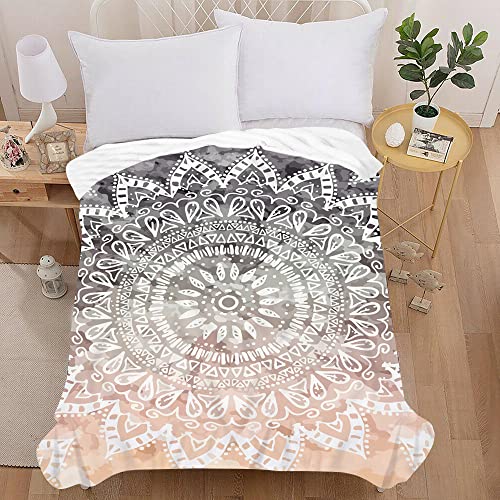 Treer Kuscheldecke Flanell Decke Überwurf - 3D Mandala Druck Wohndecke Weiche Mikrofaser Fleecedecke als Sofadecke, Couchdecke, Sofaüberwurf, Bettüberwurf, Tagesdecke (150X200cm,Graffiti exotisch) von Treer-shop