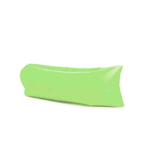 Treer Aufblasbares Sofa, 180x88cm Tragbares Wasserdichtes Luftsofa, Faltbare Outdoor Air Lounger, Aufblasbar Luft Sofa für Garten, Seeufer, Strand, Reisen, Camping (Grün,1) von Treer