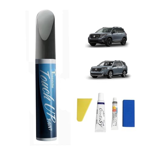 Treesiche Autolack Lackstift Set für Honda, Schnelles und Einfaches Ausbessern von Autokratzern, Auto Kratzer Reparatur Stift für Peugeot Zubehör, Sonic Grey Pearl(NH-877P) von Treesiche
