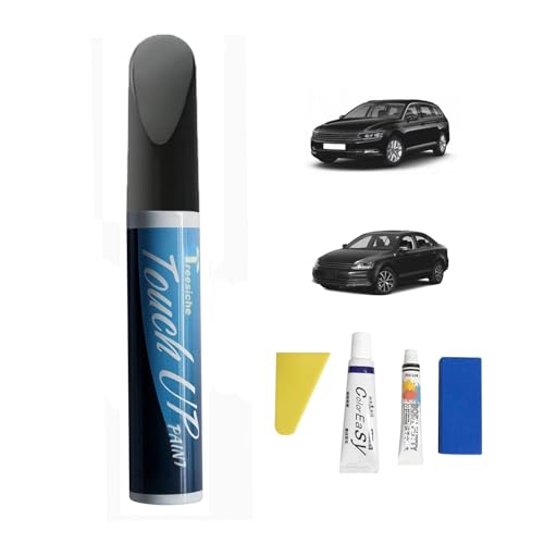 Treesiche Lackstift Auto für Volkswagen, Kratzer Reparatur für Auto, Schnelles und Einfaches Ausbessern von Autokratzern, Lack Reparatur Kit Lackierstift und Pinsel 2 in 1, Uranograu (LI7F/5K) von Treesiche