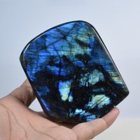742G Polierte Blaue Labradorit Dekoration, Edelstein Display, Mineral Probe, Freiform Stein C185 von TreestonesByLunas