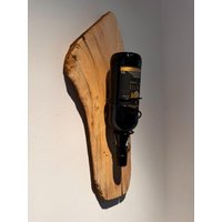 Weinregal Weinflaschen-Halter Für 1 Flasche von TreibholzvomAmmersee