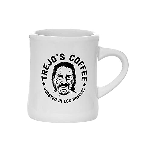 Trejo Coffee klassische Keramiktasse für Diner | Vintage strapazierfähig, splitterfest, ultra-langlebig | mikrowellen- und spülmaschinenfest | perfekt für leichten, mittleren und dunklen gerösteten von Trejo's Tacos