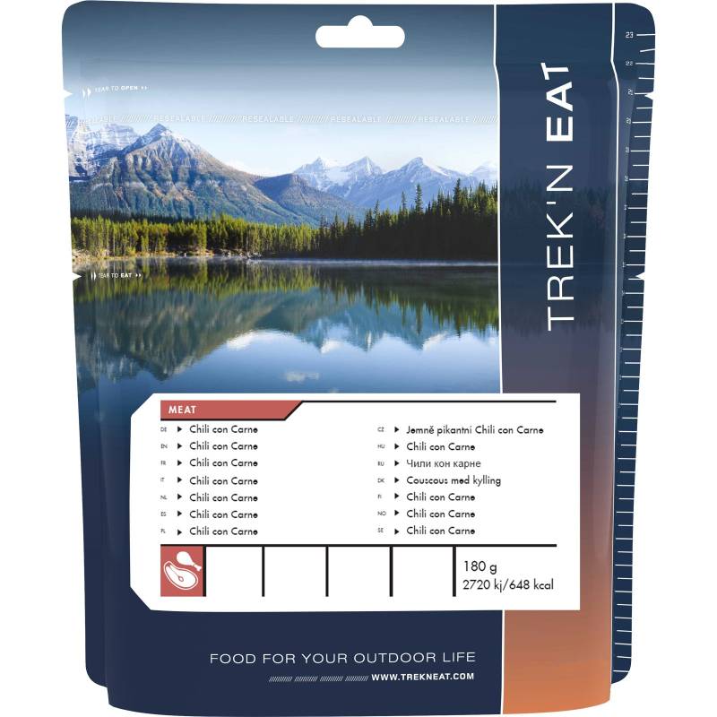 TREK'N EAT Chili con Carne Outdoor Trekking Not Ration Nahrung Essen Mahlzeit von Trek'n Eat