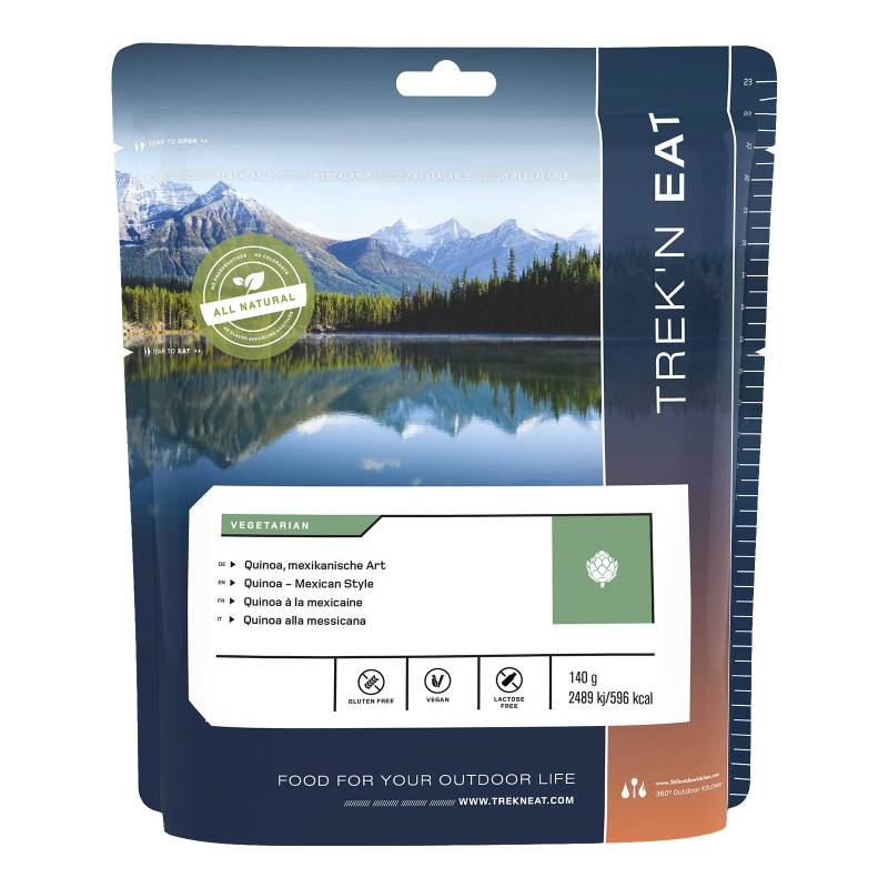 TREK'N EAT Quinoa Vegan Trekking Mahlzeit Outdoor Essen Not Ration Nahrung von Trek'n Eat