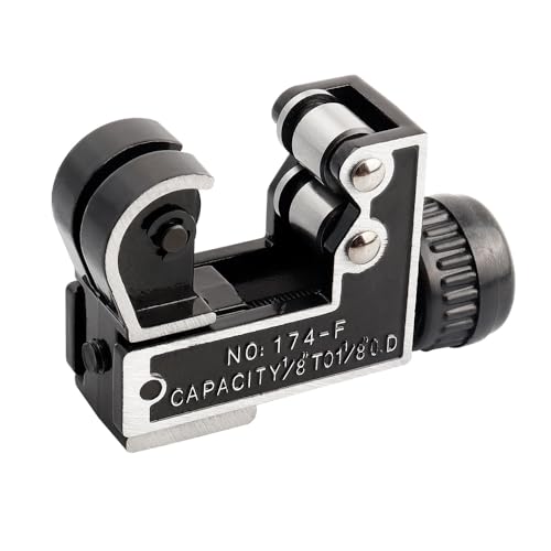 Treki Klein Rohrschneider für Kupferrohr Messingrohr Kunststoffrohr Schneider für 3-28MM Rohr, Rohrtrenner Rohrabschneider für Kunststoff PVC PE Kupfer Rohr Dicke unter 1MM Treki Klein Rohrschneider für Kupferrohr Messingrohr Kunststoffrohr Schneider für 3-28MM Rohr, Rohrtrenner Rohrabschneider für Kunststoff PVC PE Kupfer Rohr Dicke unter 1MM von Treki