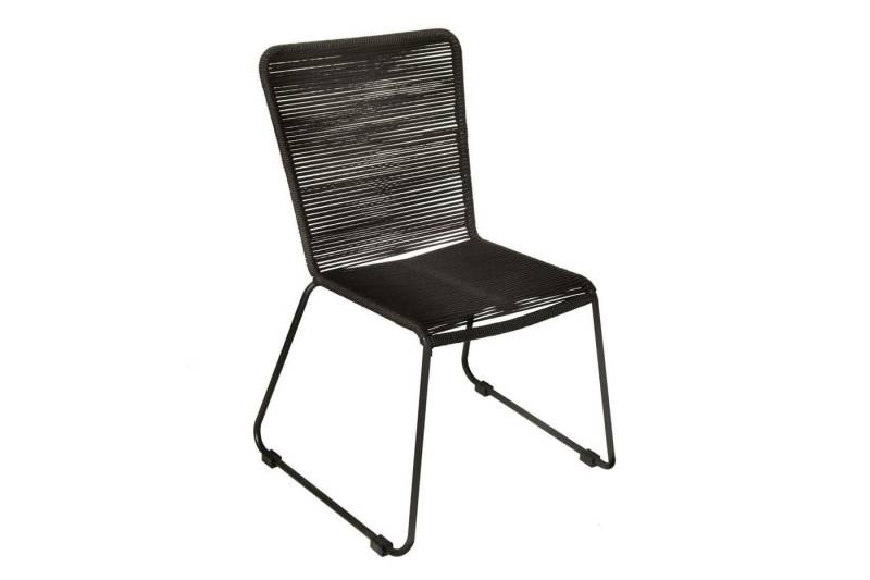 Trelevo® Gartenstuhl Yara, Outdoor-Seilstuhl mit Eisen-Gestell, verschiedene Farben und Set´s von Trelevo®