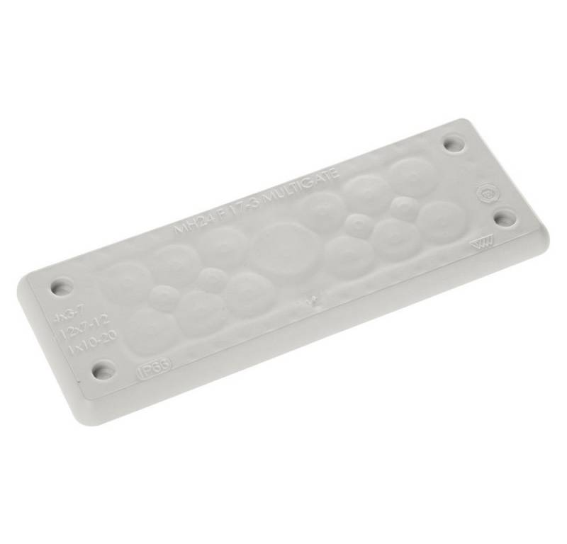 Trelleborg Kabeldurchfuhr Trelleborg MH-24 F 17-3 LIGHT GREY UL94 V-0 IP65, TPE, Screw Durchfü, MH-24 F 17-3 LIGHT GREY UL94 V-0 IP65, TPE, Screw von Trelleborg