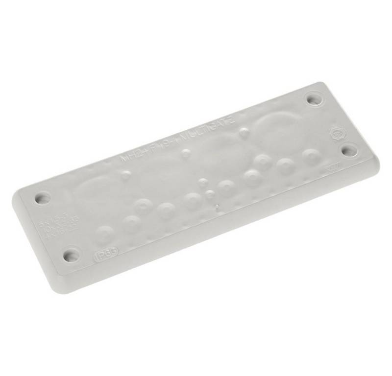 Trelleborg Kabeldurchfuhr Trelleborg MH-24 F 19-1 LIGHT GREY UL94 V-0 IP65, TPE, Screw Durchfü, MH-24 F 19-1 LIGHT GREY UL94 V-0 IP65, TPE, Screw von Trelleborg
