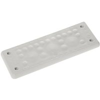 Trelleborg MH-24 F 22-1 LIGHT GREY UL94 V-0 IP65 | TPE | Screw Durchführungsplatte TPE Grau 1St. von Trelleborg