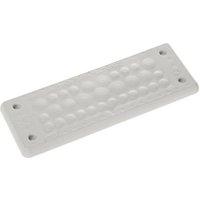 Trelleborg MH-24 F 31-1 LIGHT GREY UL94 V-0 IP65 | TPE | Screw Durchführungsplatte TPE Grau 1St. von Trelleborg