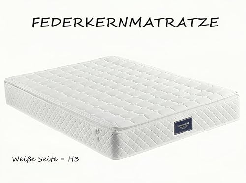 Federkernmatratze, 7 Zonen Kaltschaum Matratze, Taschenfederker, 140x200cm, 100%Oeko-Tex schadstoffgeprüft, versteppter Mikrofaserbezug-Topping,100 Nächte Probeschlafen, Härtegrad H3, 25cm Höhe Federkernmatratze, 7 Zonen Kaltschaum Matratze, Taschenfederker, 140x200cm, 100%Oeko-Tex schadstoffgeprüft, versteppter Mikrofaserbezug-Topping,100 Nächte Probeschlafen, Härtegrad H3, 25cm Höhe von Trelomix