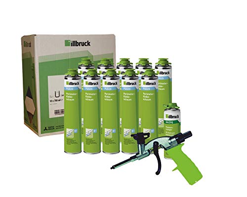 KOMBI PROFI SPAR SET XL 10x illbruck PU020 Dämmstoffplattenkleber inkl. Pistole + Reiniger von Tremco Illbruck