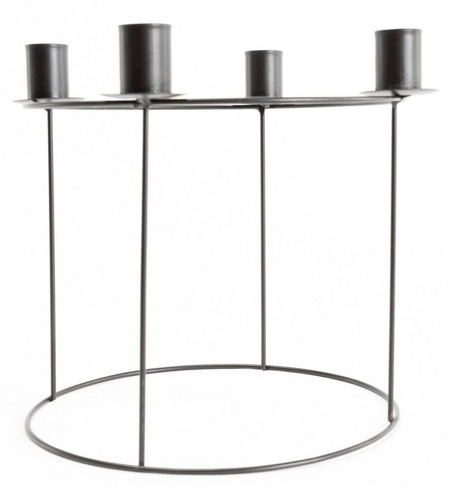 Trend Line Adventskranz TrendLine Adventskranz Metall Ø 24,5 x 20 cm von Trend Line