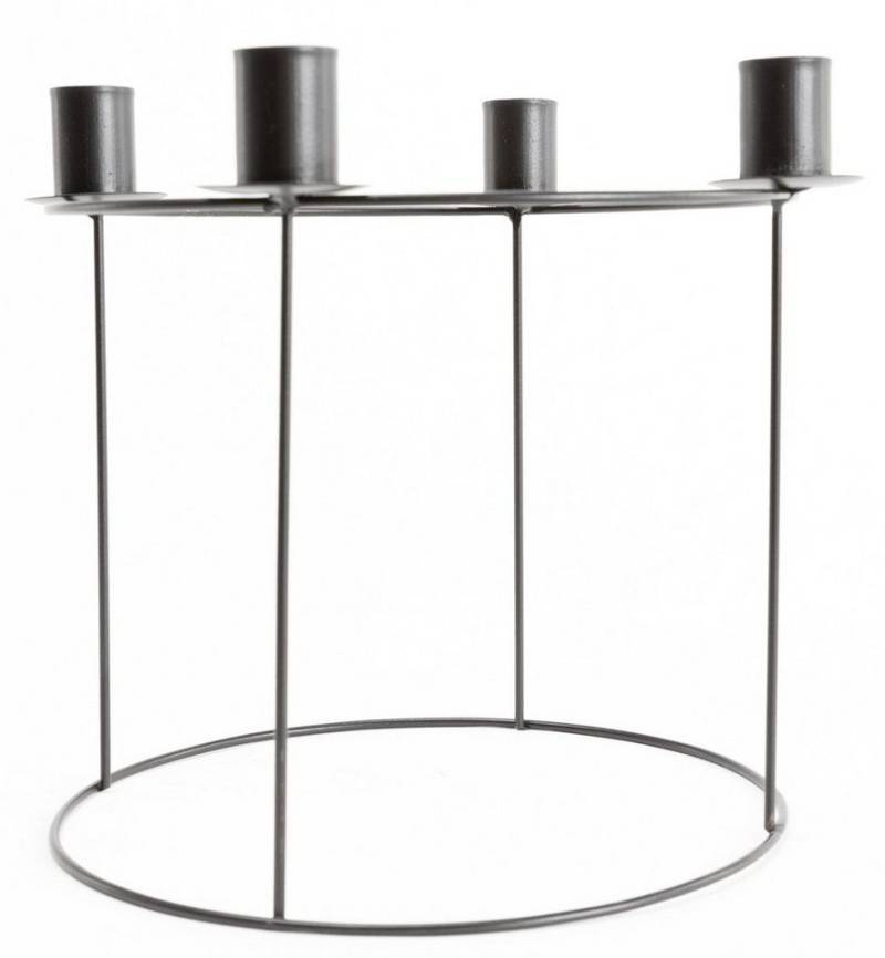 Trend Line Adventskranz TrendLine Adventskranz Metall Ø 24,5 x 20 cm von Trend Line