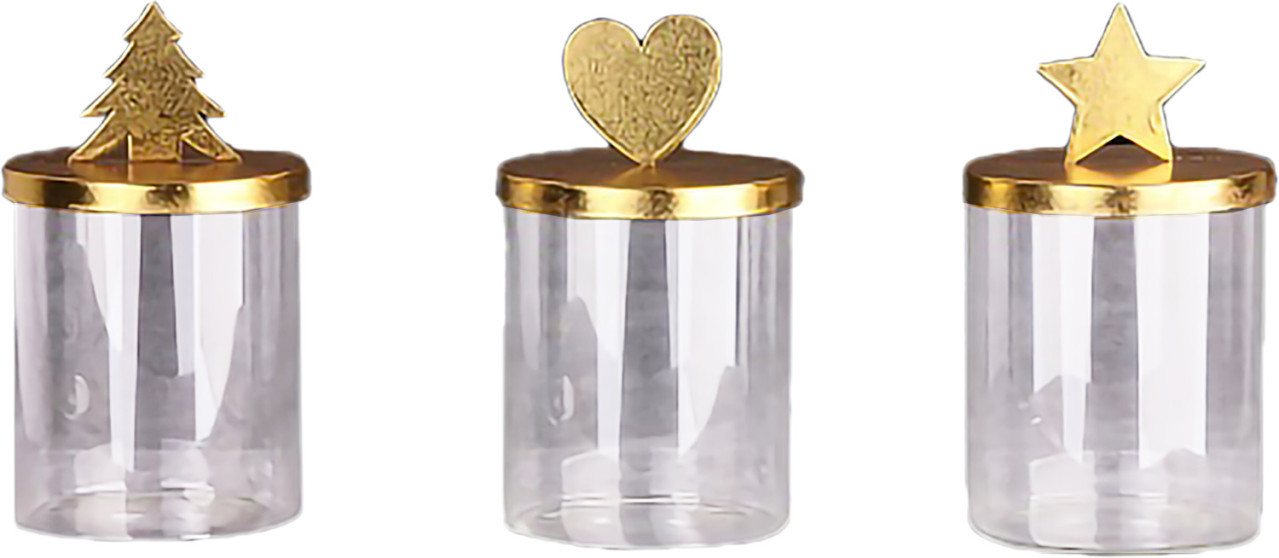 Trend Line Aufbewahrungsdose TrendLine Deko Eisen-Glas Aufbewahrungsdose Trend Line Aufbewahrungsdose TrendLine Deko Eisen-Glas Aufbewahrungsdose von Trend Line