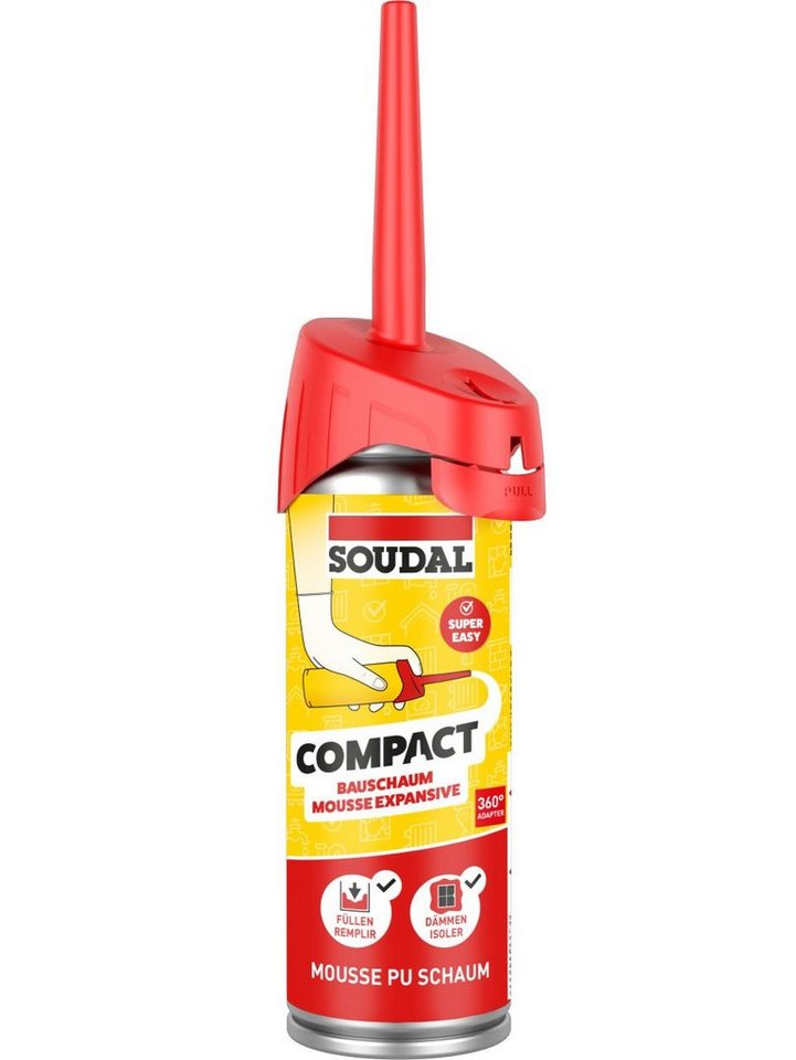 SOUDAL Bauschaumpistole Soudal 1K Bauschaum Compact 150 ml von SOUDAL