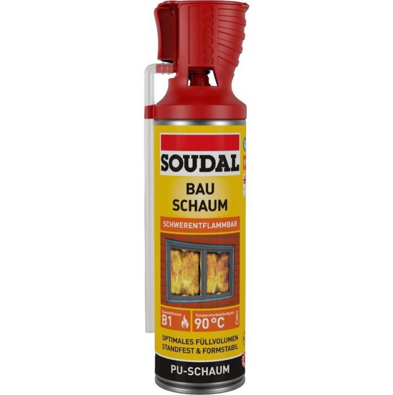 SOUDAL Bauschaumpistole Soudal 1K Bauschaum Genius Gun B1 500 ml von SOUDAL