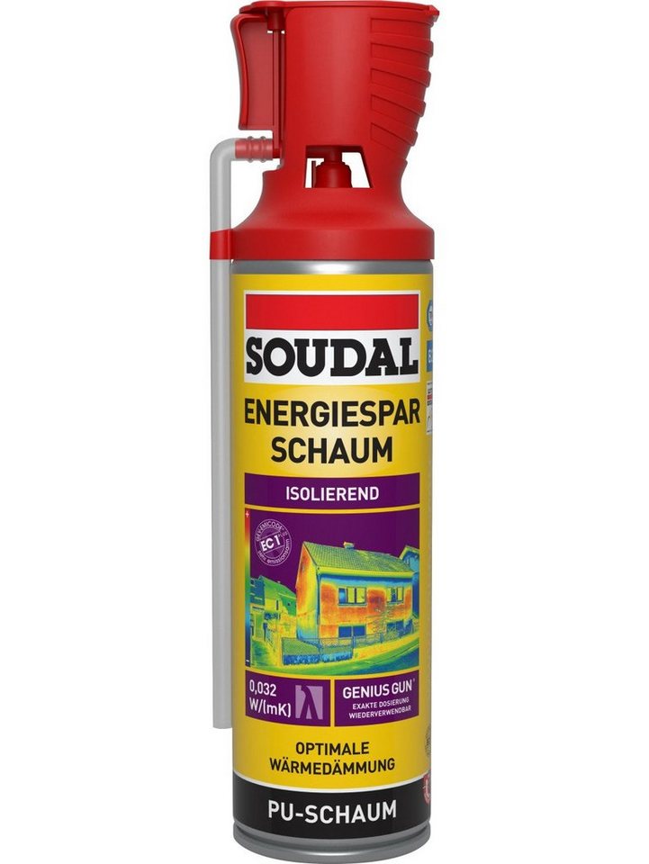 SOUDAL Bauschaumpistole Soudal 1K Energiesparschaum Genius Gun 500 ml SOUDAL Bauschaumpistole Soudal 1K Energiesparschaum Genius Gun 500 ml von SOUDAL