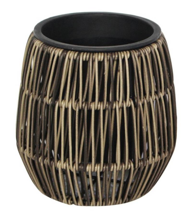 Trend Line Blumentopf TrendLine Polyrattan Pflanztopf Ø 17 x 17 cm braun von Trend Line