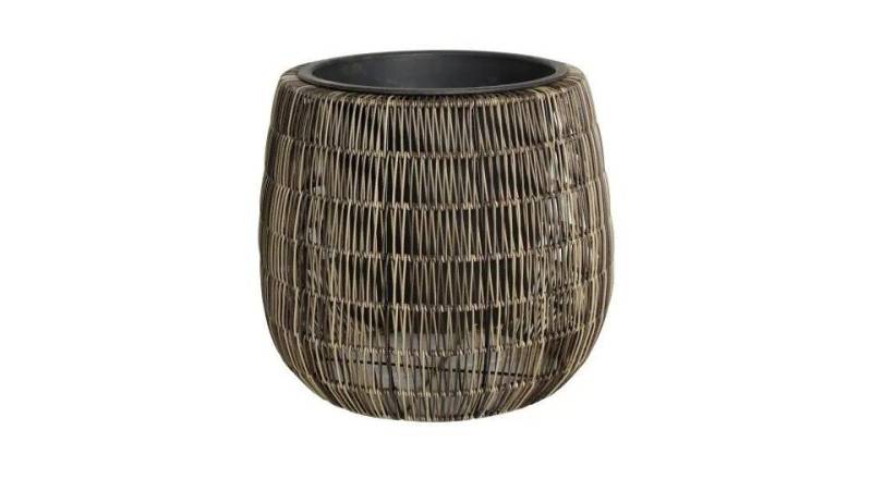 Trend Line Pflanzkübel TrendLine Polyrattan Pflanztopf Ø 45 x 40 cm braun von Trend Line