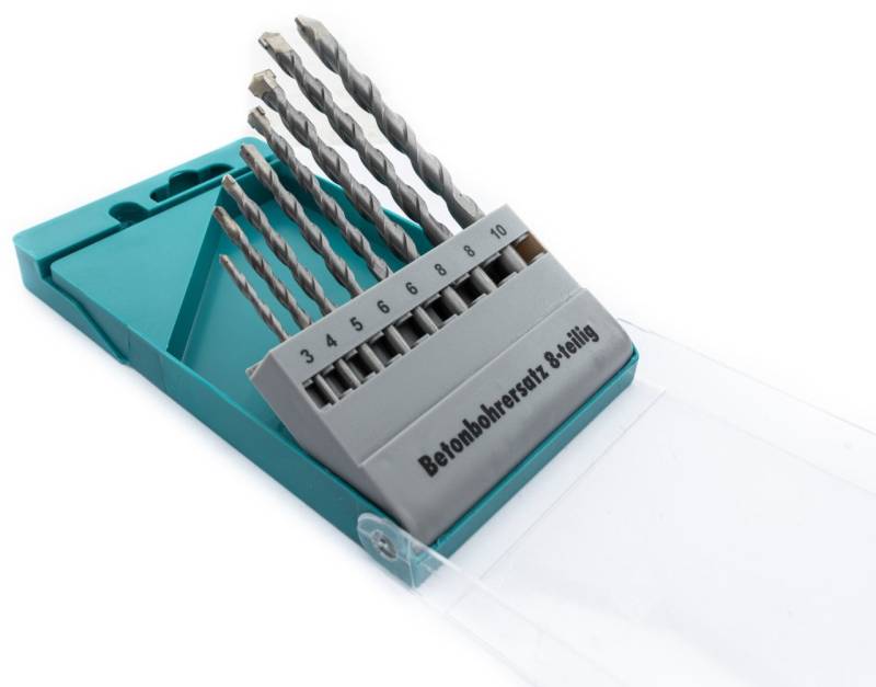 Trend Line Bohrer- und Bitset TrendLine Bohrer-Set für Beton und Stein 8-teilig von Trend Line