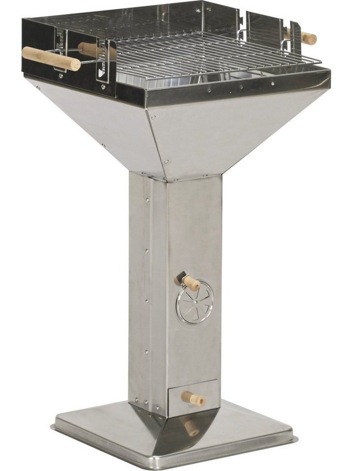Trend Line Holzkohlegrill TrendLine Trichtergrill Miami Edelstahl, Standfest von Trend Line