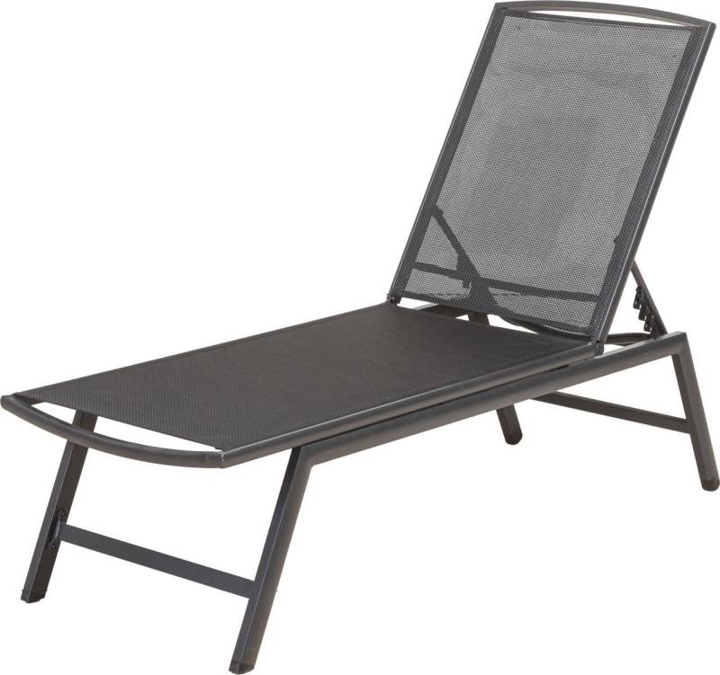Trend Line Gartenliege TrendLine Alu Sonnenliege Comfort Textilen, Rückenlehne verstellbar witterungsbeständig von Trend Line