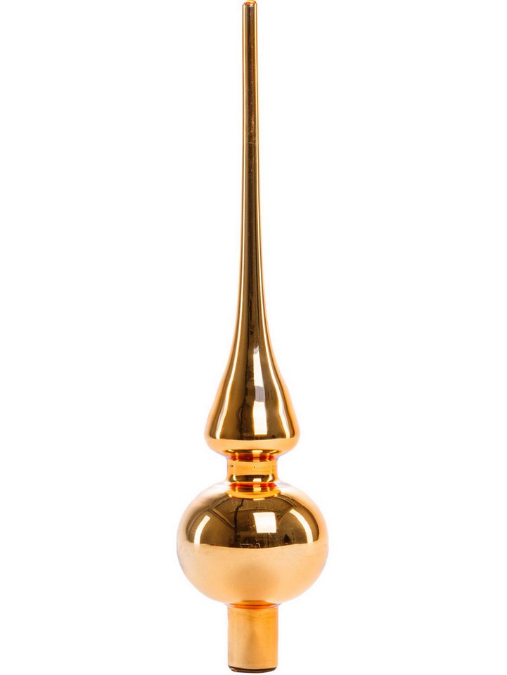 Trend Line Christbaumschmuck TrendLine Christbaumspitze aus Glas 26 cm gold von Trend Line