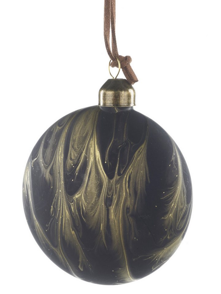 Trend Line Christbaumschmuck TrendLine Glas Kugel marmoriert 8 x 4 cm Trend Line Christbaumschmuck TrendLine Glas Kugel marmoriert 8 x 4 cm von Trend Line