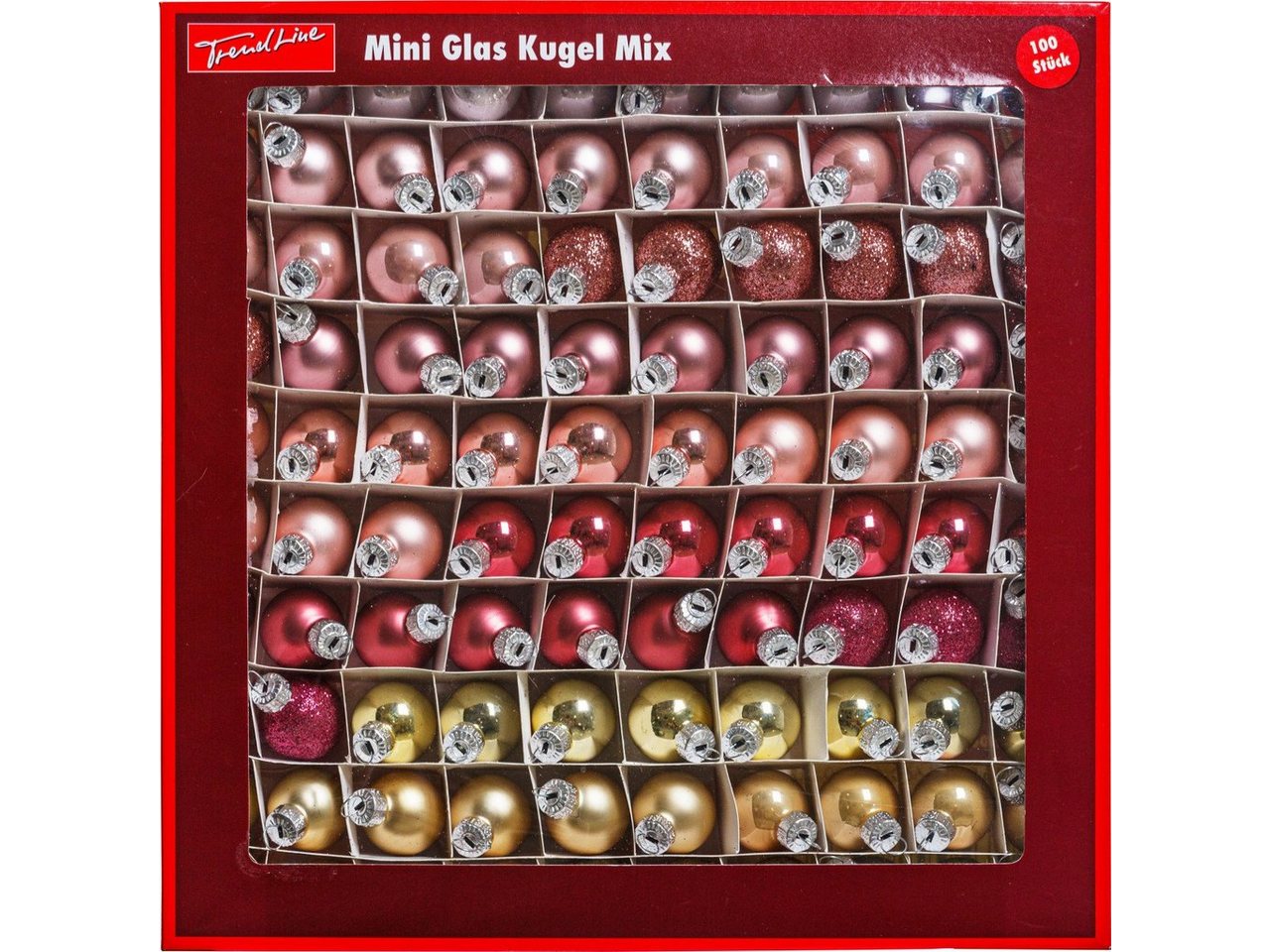 Trend Line Christbaumschmuck TrendLine Mini-Christbaumkugeln aus Glas Ø 2,5 cm Trend Line Christbaumschmuck TrendLine Mini-Christbaumkugeln aus Glas Ø 2,5 cm von Trend Line