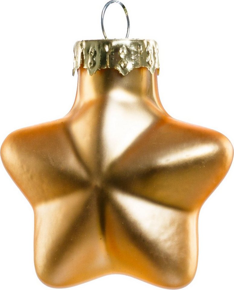 Trend Line Christbaumschmuck TrendLine Weihnachtskugeln Glas-Sterne 4 cm gold Trend Line Christbaumschmuck TrendLine Weihnachtskugeln Glas-Sterne 4 cm gold von Trend Line