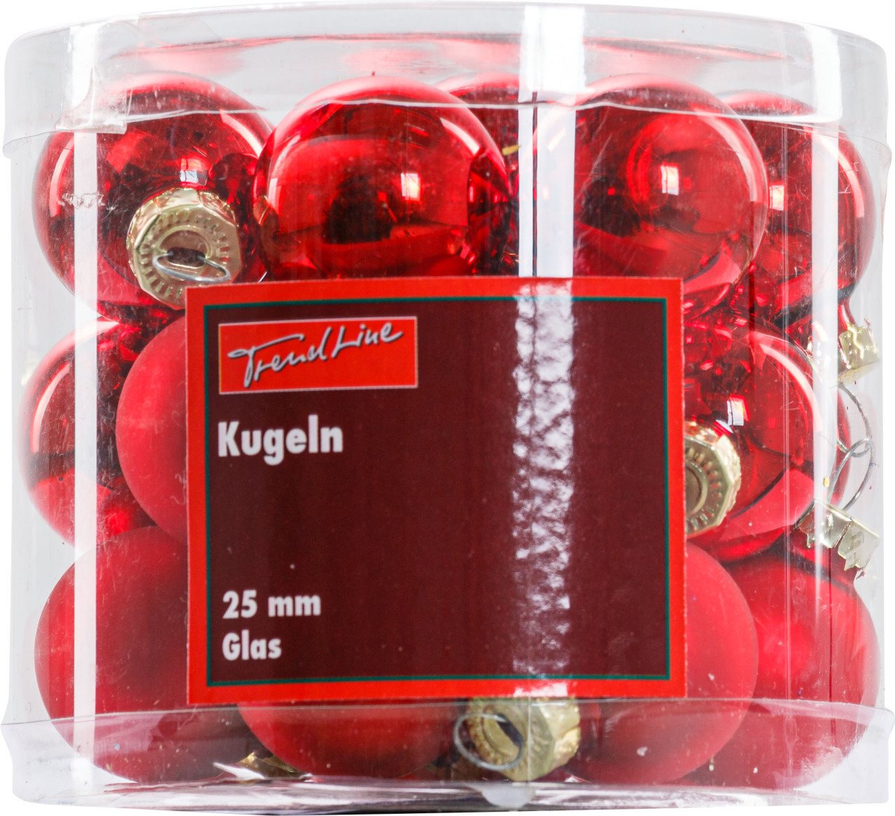 Trend Line Christbaumschmuck TrendLine Weihnachtskugeln aus Glas Ø 2,5 cm rot Trend Line Christbaumschmuck TrendLine Weihnachtskugeln aus Glas Ø 2,5 cm rot von Trend Line