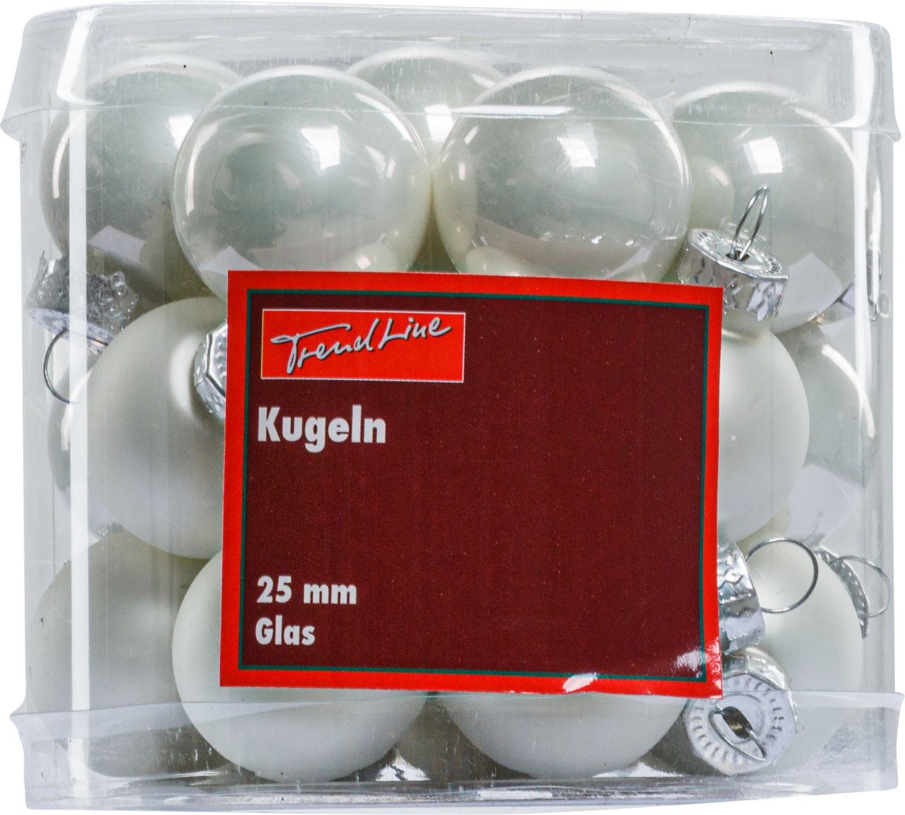 Trend Line Christbaumschmuck TrendLine Weihnachtskugeln aus Glas Ø 2,5 cm weiß Trend Line Christbaumschmuck TrendLine Weihnachtskugeln aus Glas Ø 2,5 cm weiß von Trend Line