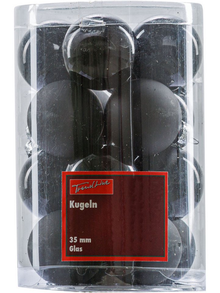 Trend Line Christbaumschmuck TrendLine Weihnachtskugeln aus Glas Ø 3,5 cm Trend Line Christbaumschmuck TrendLine Weihnachtskugeln aus Glas Ø 3,5 cm von Trend Line