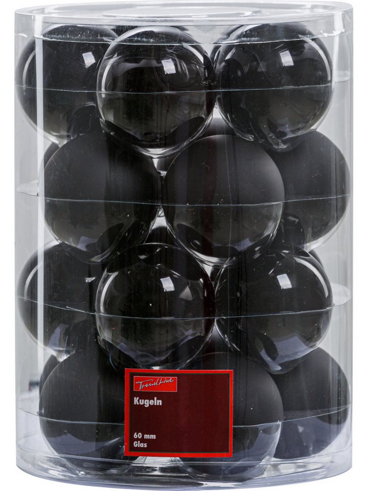 Trend Line Christbaumschmuck TrendLine Weihnachtskugeln aus Glas Ø 6,0 cm Trend Line Christbaumschmuck TrendLine Weihnachtskugeln aus Glas Ø 6,0 cm von Trend Line
