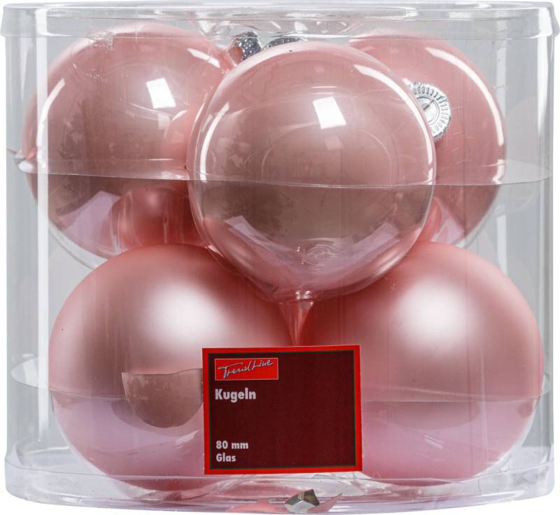 Trend Line Christbaumschmuck TrendLine Weihnachtskugeln aus Glas Ø 8 cm Trend Line Christbaumschmuck TrendLine Weihnachtskugeln aus Glas Ø 8 cm von Trend Line