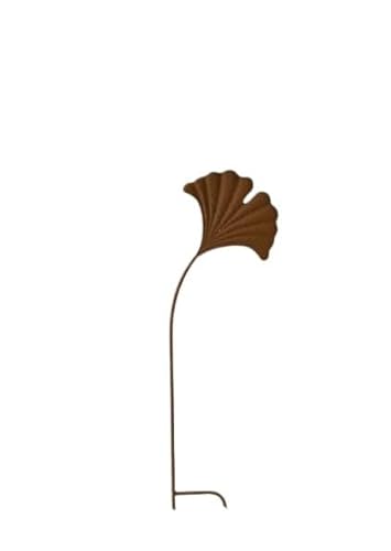 Trend Line Deko Gartenstecker Gingko Metall 83 cm Rostoptik Deko-Accessoires von Trend Line
