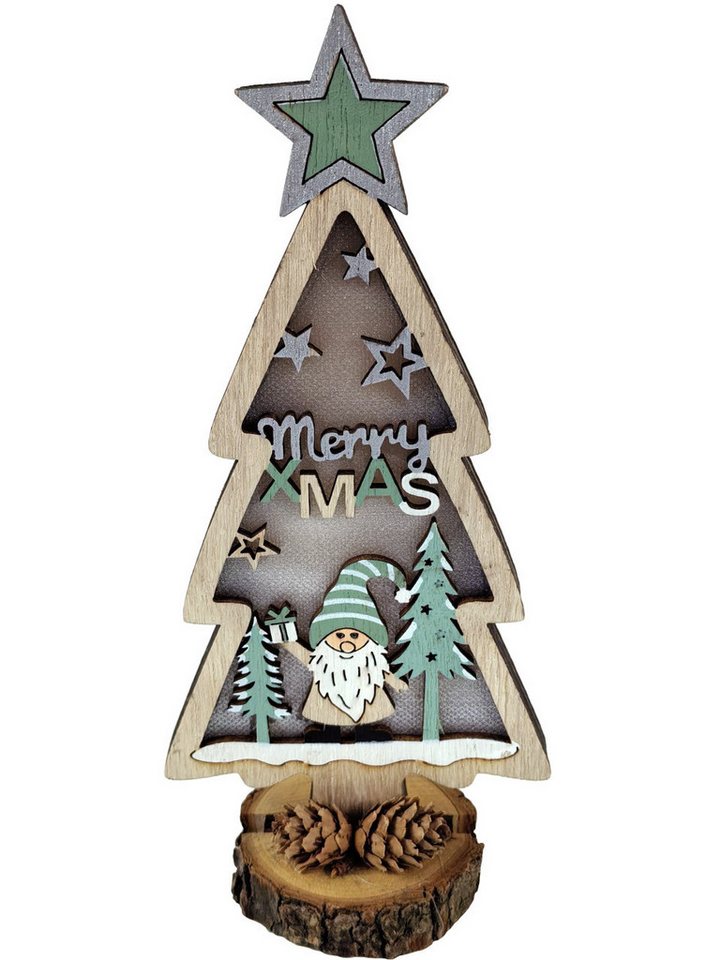 Trend Line Dekobaum TrendLine Deko Aufsteller Holz Tannenbaum 22 x 6 x von Trend Line