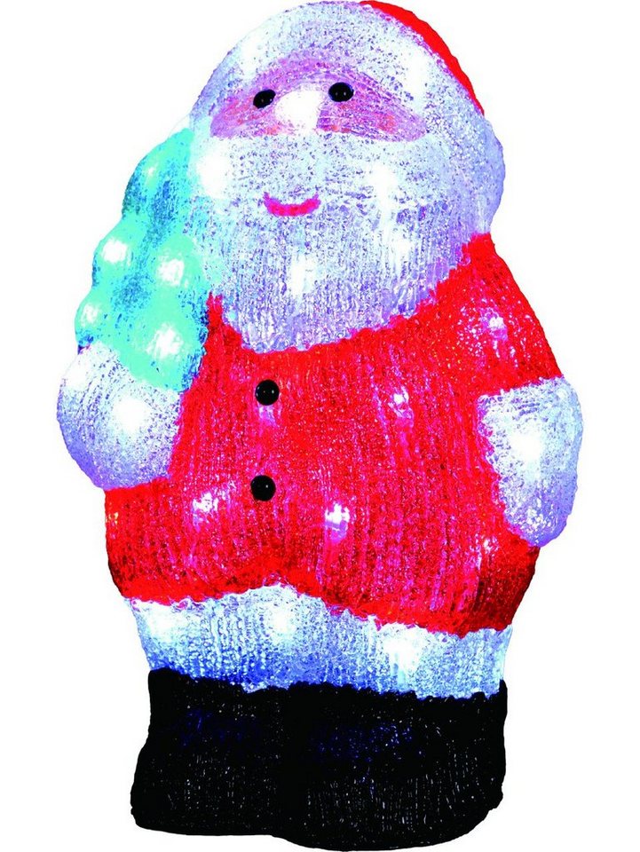 Trend Line Weihnachtsfigur TrendLine LED Acrylfigur Weihnachtsmann 31,5 x 15 von Trend Line