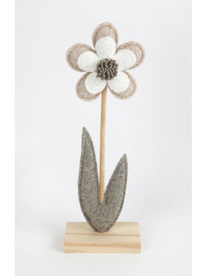 Trend Line Dekoobjekt TrendLine Aufsteller Holz Blume 25 x 5 x 9 cm von Trend Line