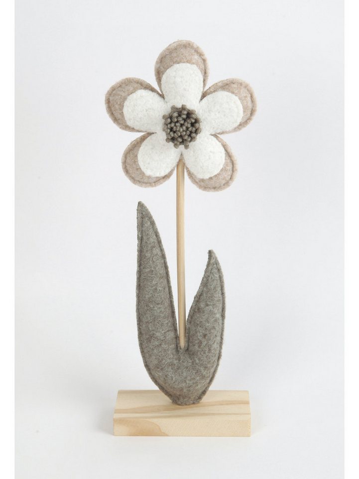 Trend Line Dekoobjekt TrendLine Aufsteller Holz Blume 32 x 5 x 11 cm von Trend Line