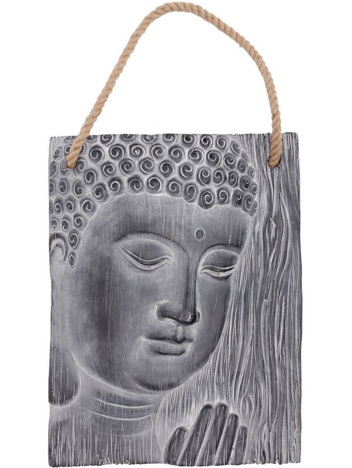 Trend Line Dekofigur TrendLine Deko Bild Buddha 54,5 x 42 cm grau Trend Line Dekofigur TrendLine Deko Bild Buddha 54,5 x 42 cm grau von Trend Line