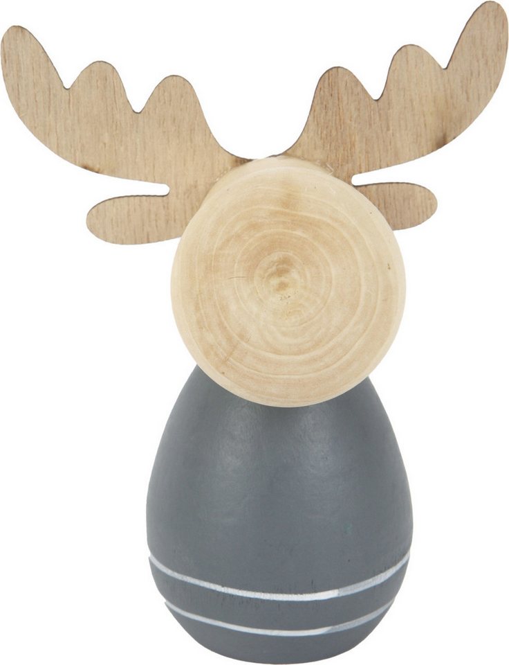 Trend Line Dekofigur TrendLine Holzrentier 9,3 x 8 x 11,5 cm grau Trend Line Dekofigur TrendLine Holzrentier 9,3 x 8 x 11,5 cm grau von Trend Line