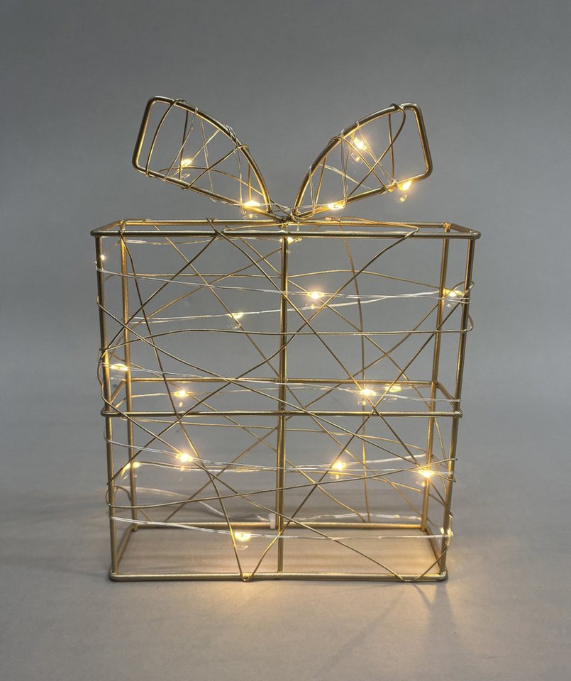 Trend Line Dekofigur TrendLine LED Geschenk 20 x 14 cm warmweiß Trend Line Dekofigur TrendLine LED Geschenk 20 x 14 cm warmweiß von Trend Line