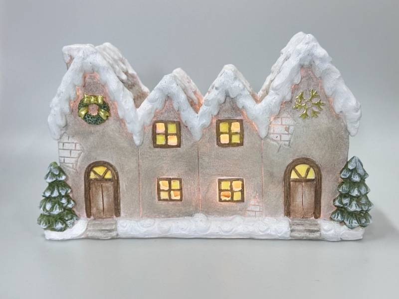 Trend Line Dekofigur TrendLine LED Haus 33 x 11 x 20 cm warmweiß von Trend Line