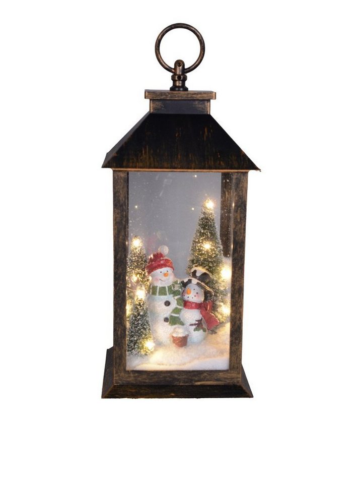 Trend Line LED-Christbaumkerzen TrendLine LED Laterne Schneemann 34 x 14 cm von Trend Line