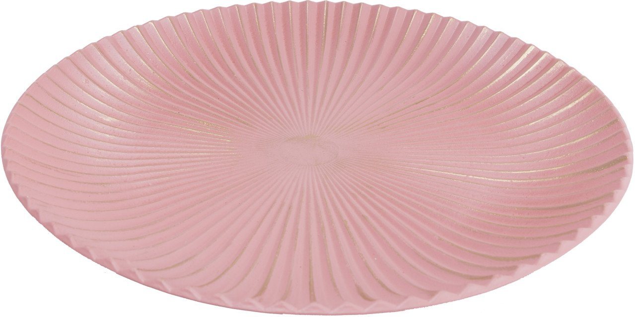Trend Line Dekoteller TrendLine Dekoteller Holz Ø 35 cm rosa von Trend Line