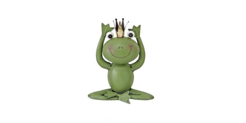 Trend Line Gartenfigur TrendLine Dekofigur Frosch Metall 27 x 23 cm grün von Trend Line
